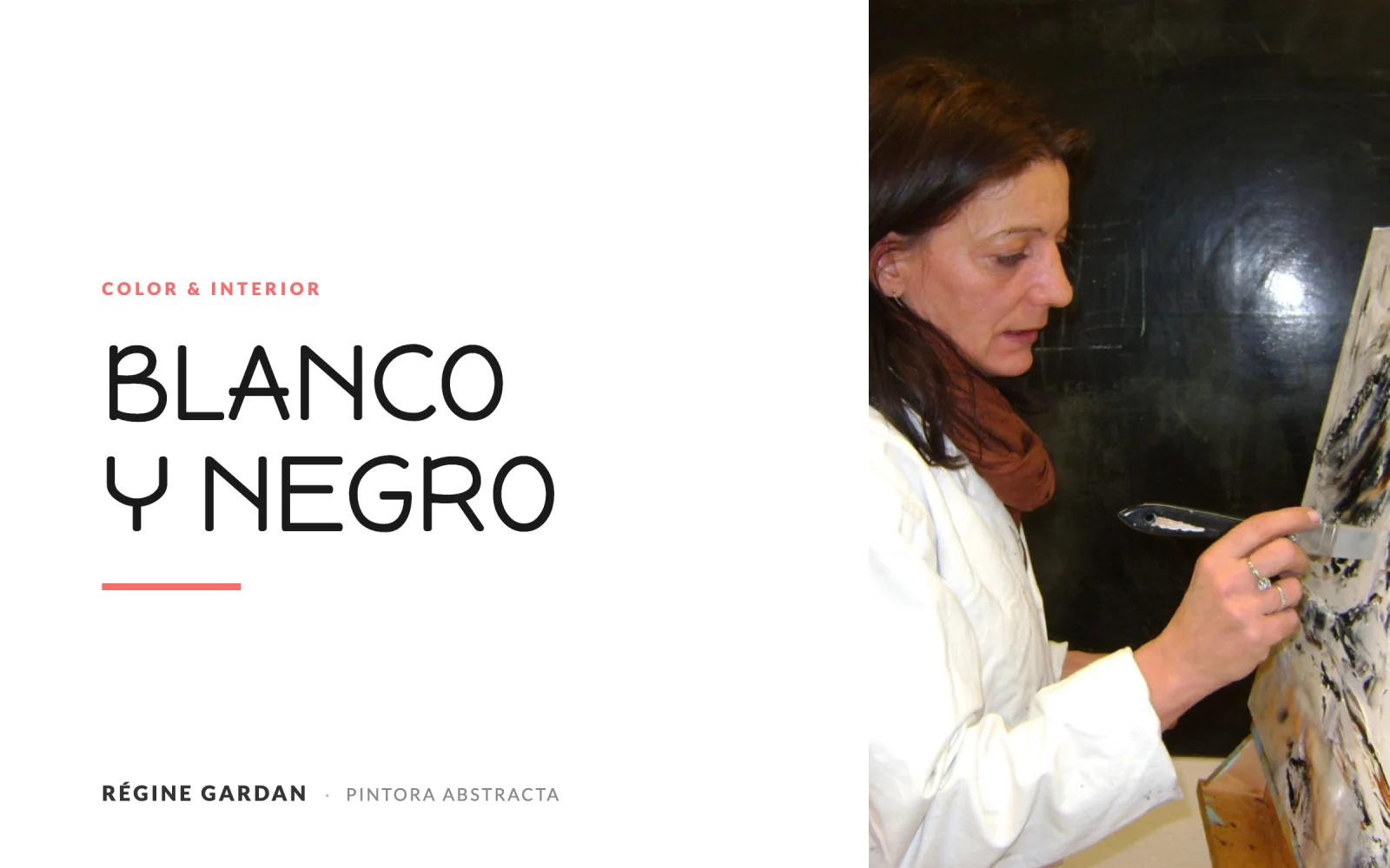 ¿Por qué colgar un cuadro abstracto en blanco y negro en tu interior?