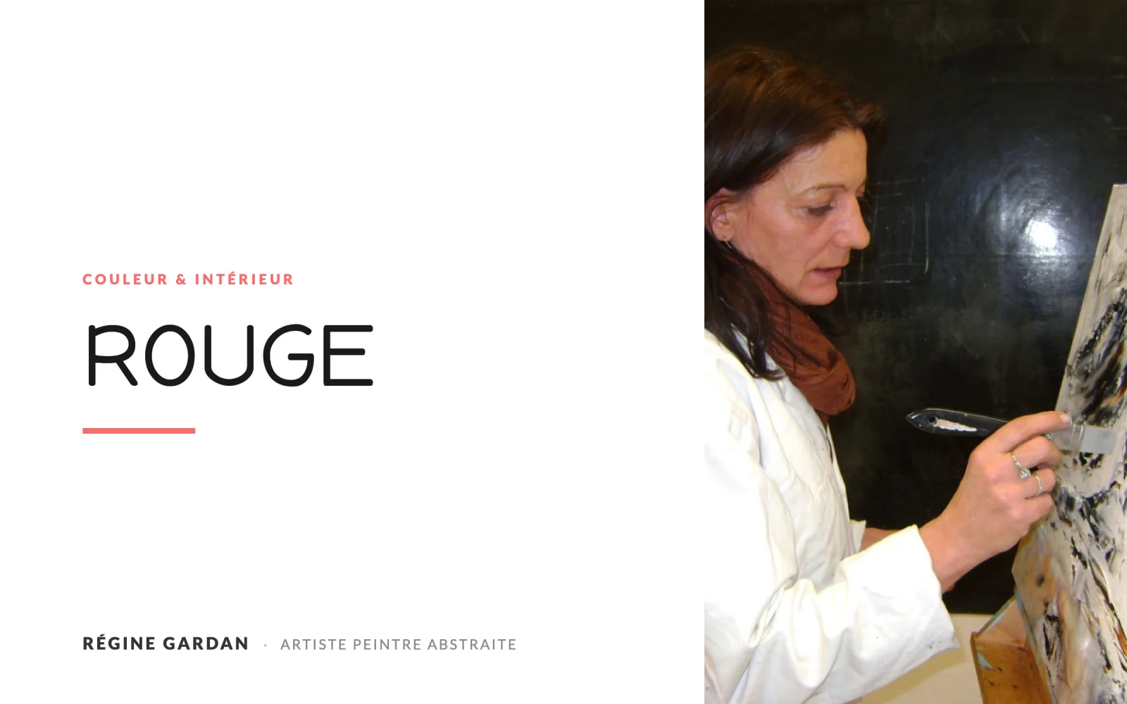 Pourquoi accrocher un tableau abstrait rouge dans son intérieur ?