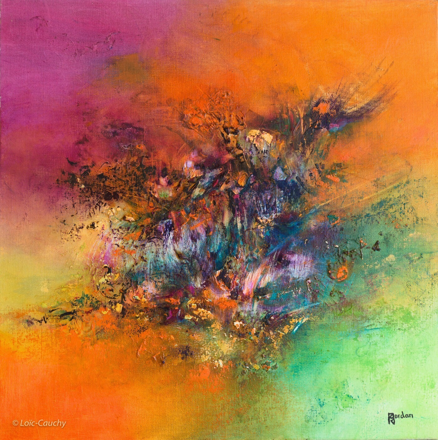 Cuadro Abstracto Multicolor 224 “Écosystème”