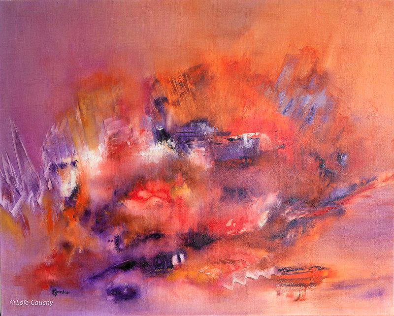 Cuadro Abstracto Rosa 220 “Chaleur Rosâtre”