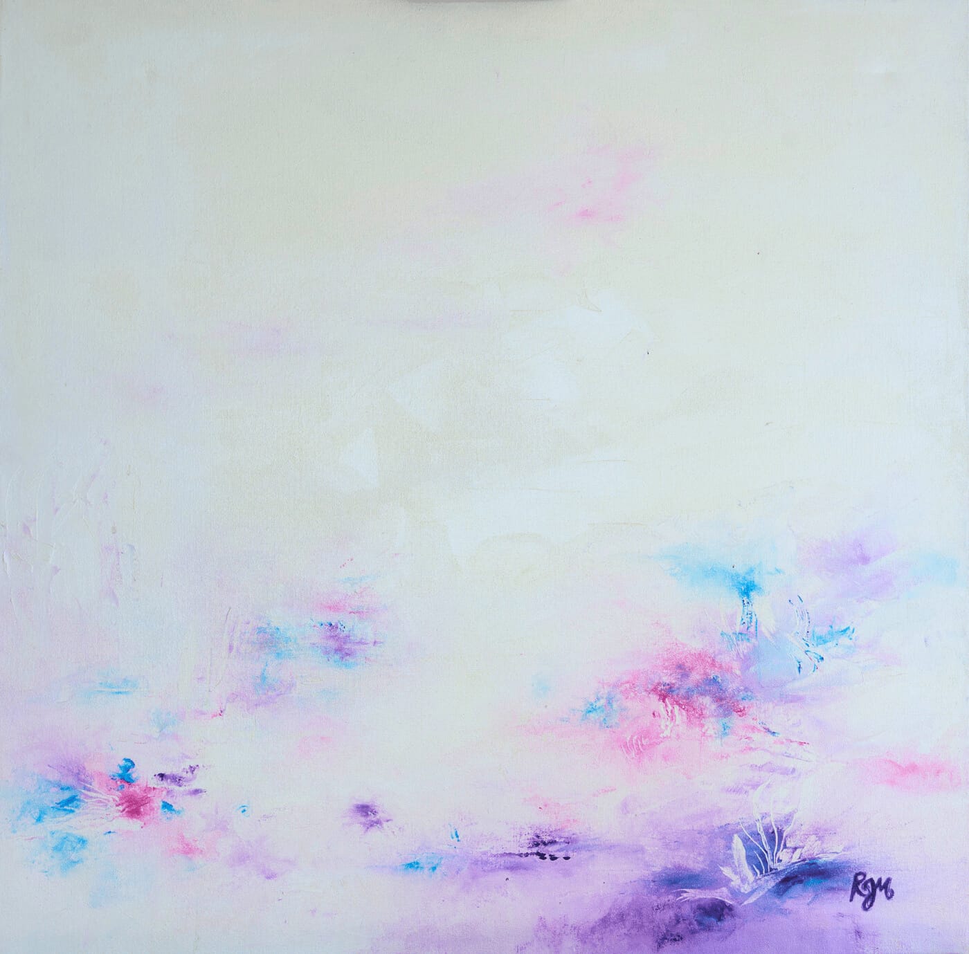 Tableau Abstrait Rose 143 “Mami”