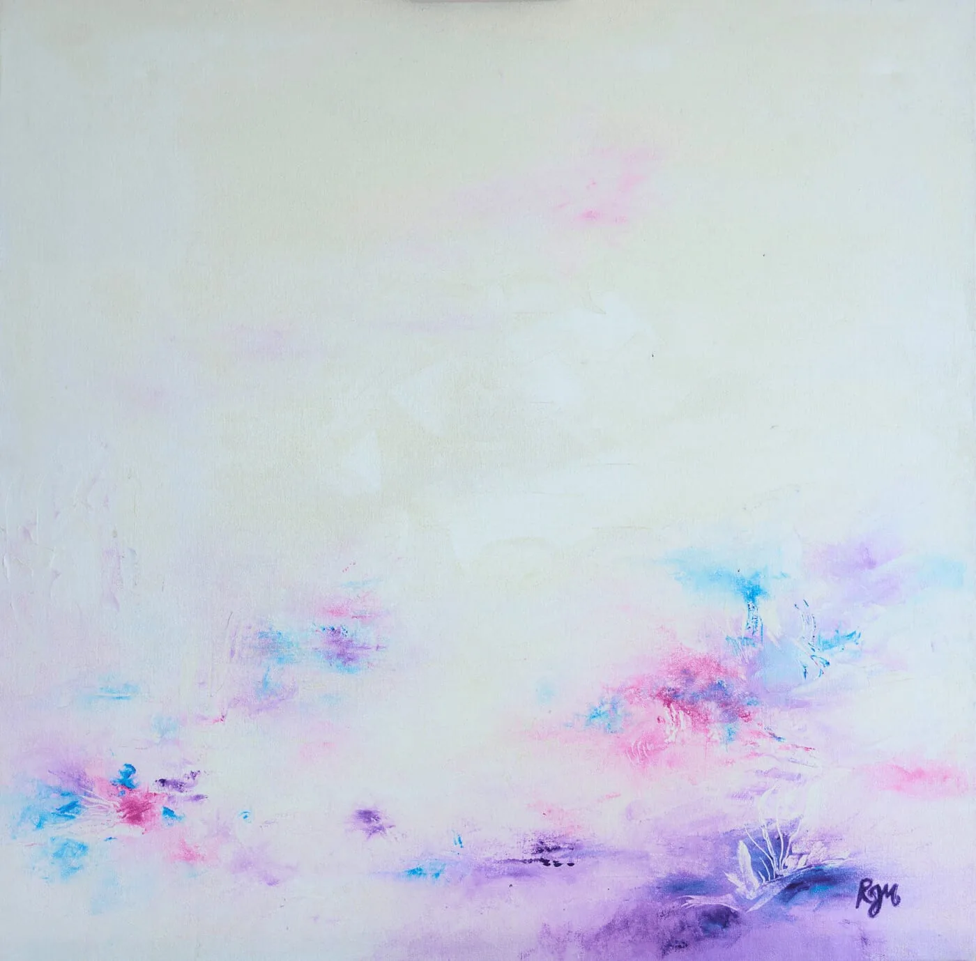 Tableau Abstrait Rose 143 “Mami”