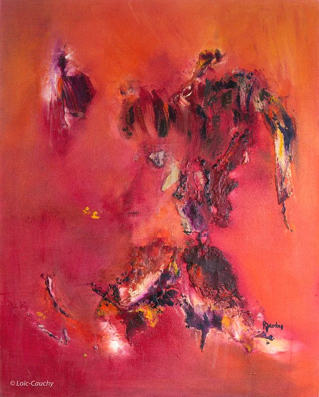 Cuadro Abstracto Rojo 216 “Equis”