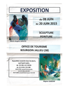 Affiche officielle de l’exposition d’art abstrait de Régine Gardan : une invitation à découvrir ses tableaux abstraits uniques, mêlant peinture abstraite moderne, toiles colorées vibrantes et expression artistique profonde. L’exposition révèle une série de toiles abstraites faites main, riches en émotions, en formes et en couleurs.