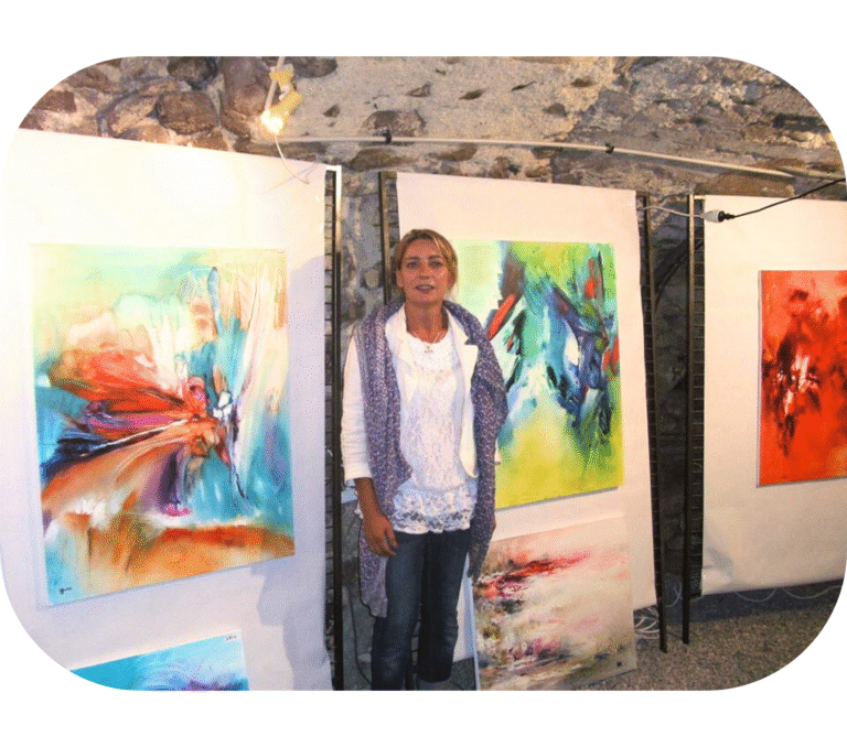 Tableau Abstrait Regine Gardan