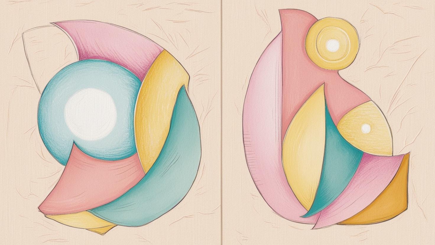 mystere des couleurs tableaux abstraits